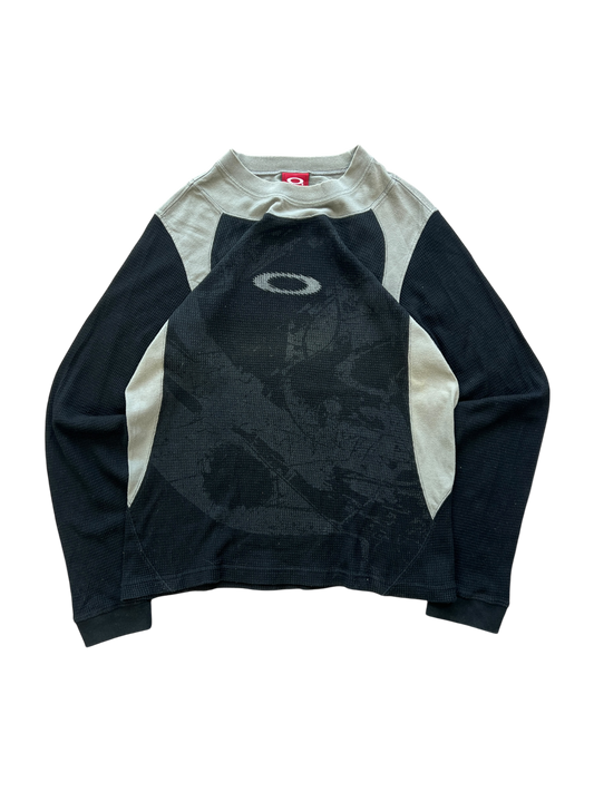 Early 2000's Oakley Mesh Long Sleeve Icon Tee