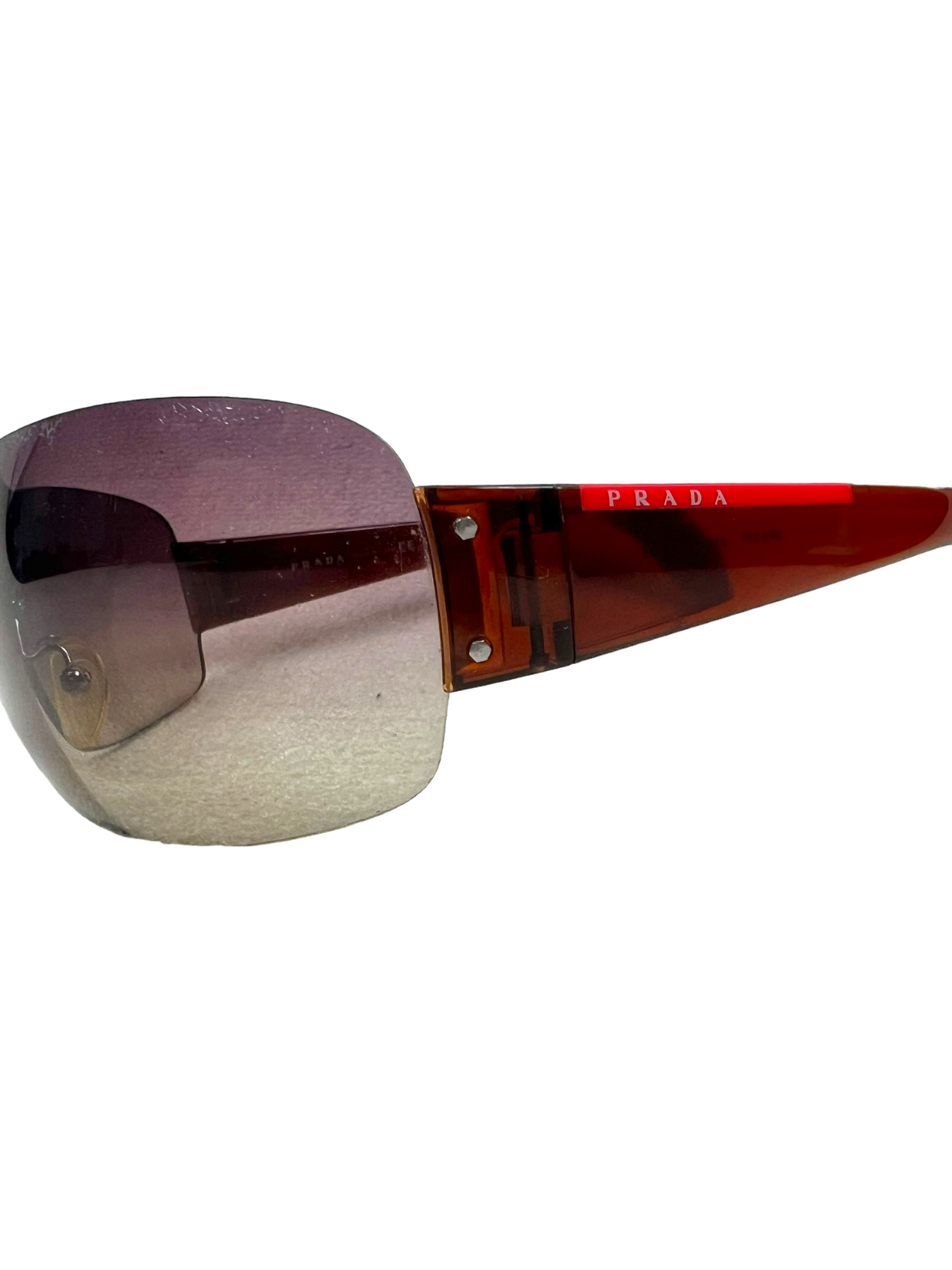 00's Prada linea rossa mask sunglasses