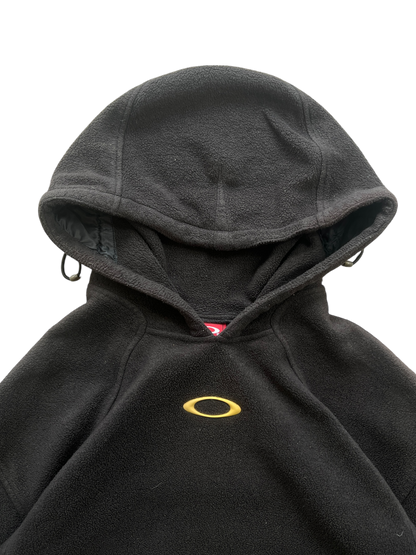 00's Oakley Pile Hoodie Yellow Icon / Back Spell Out