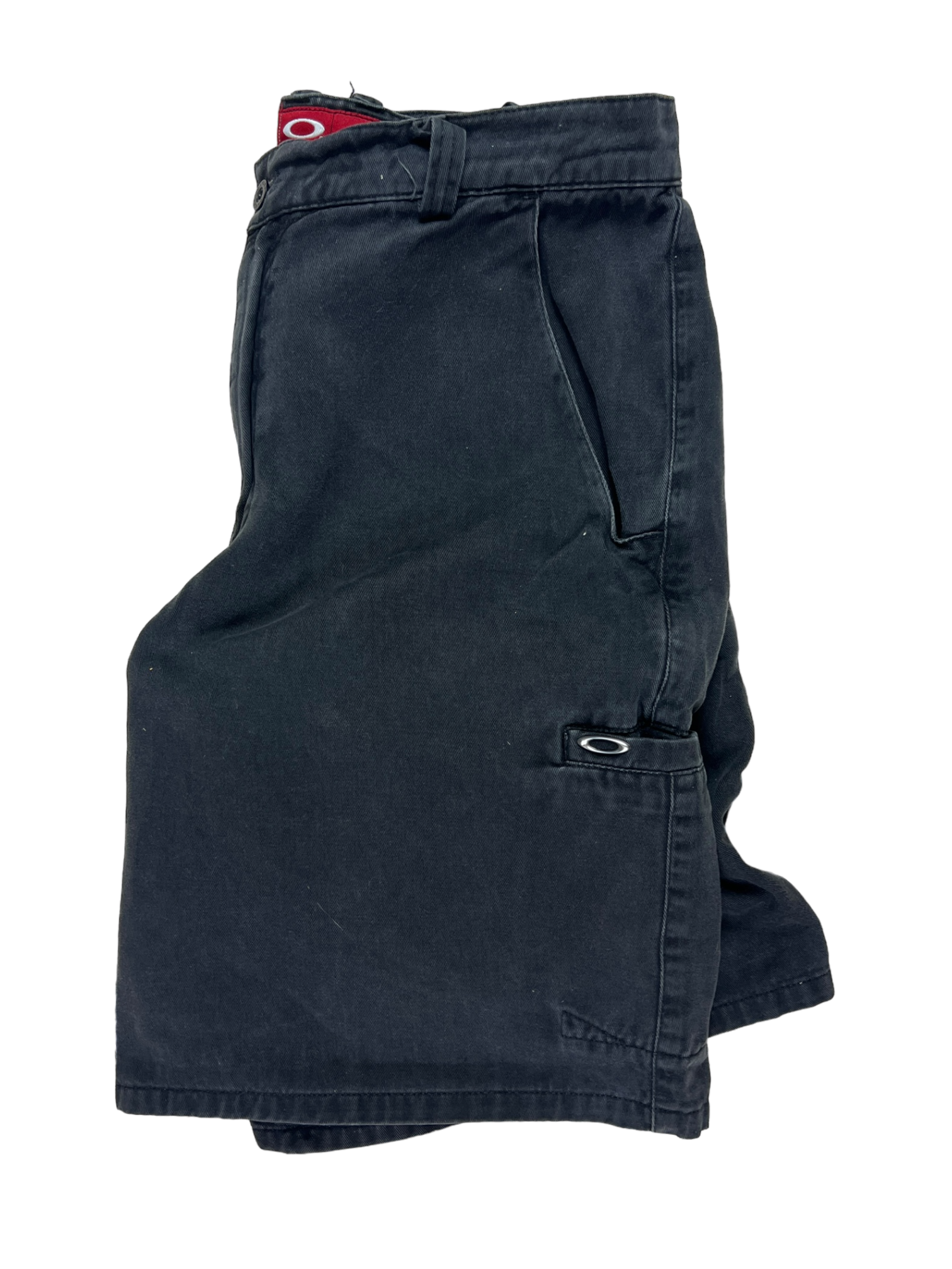 90's Oakley denim metal icon shorts - M