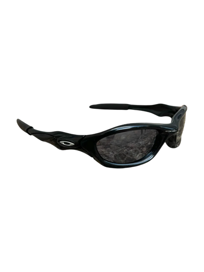 2004 OAKLEY UNKNOWN POLISHED BLACK SUNGLASSES
