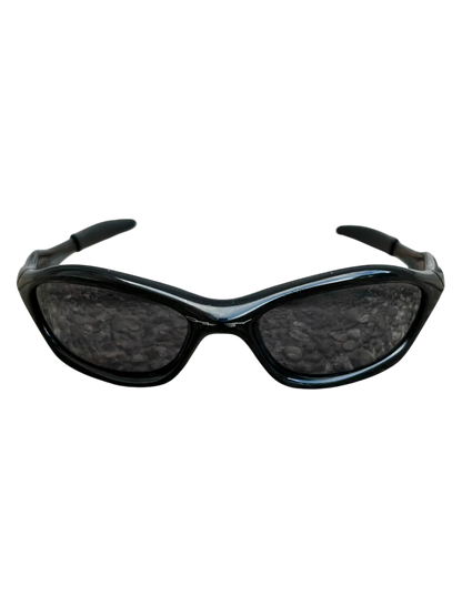 2004 OAKLEY UNKNOWN POLISHED BLACK SUNGLASSES