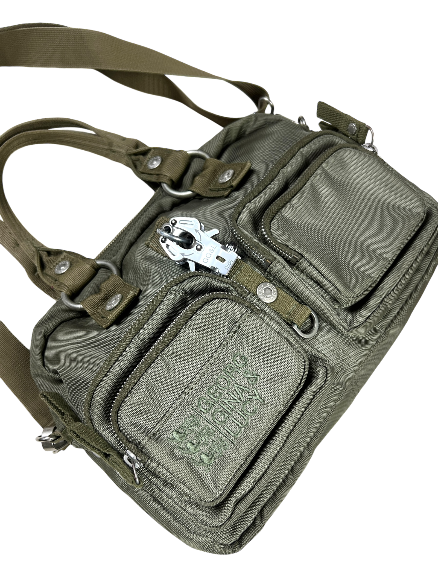 George Gina "Side Saddle" shoulder bag