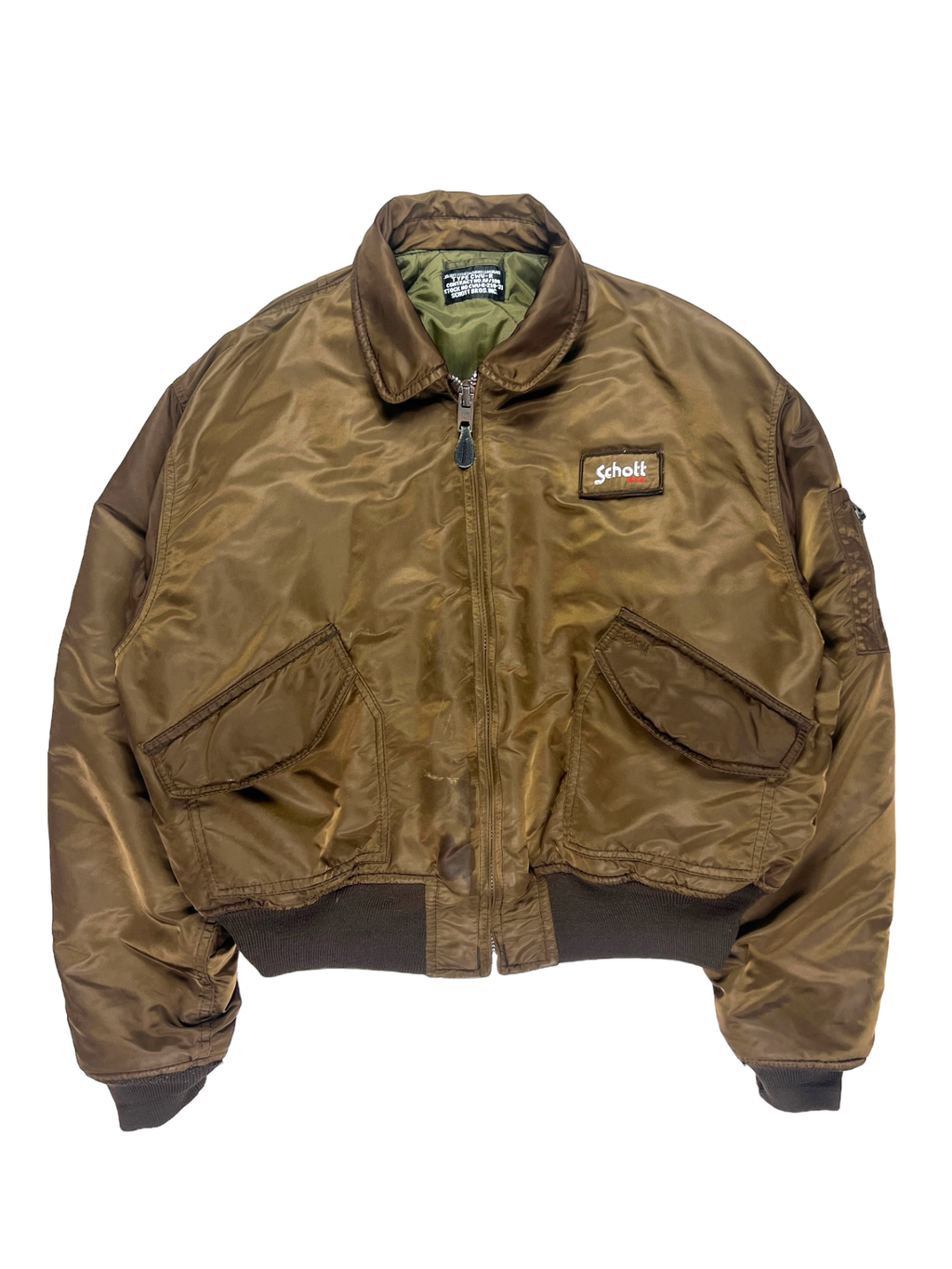90's Schott bomber jacket - L