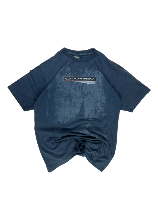 90's Oakley software spell out tee - L