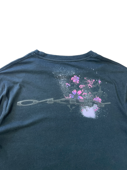 00's Oakley icon flower tee - M (slim fit)