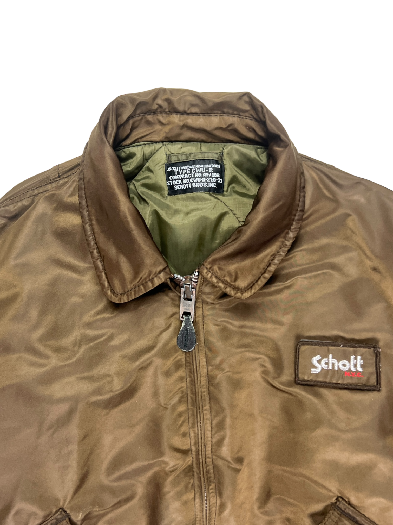 90's Schott bomber jacket - L