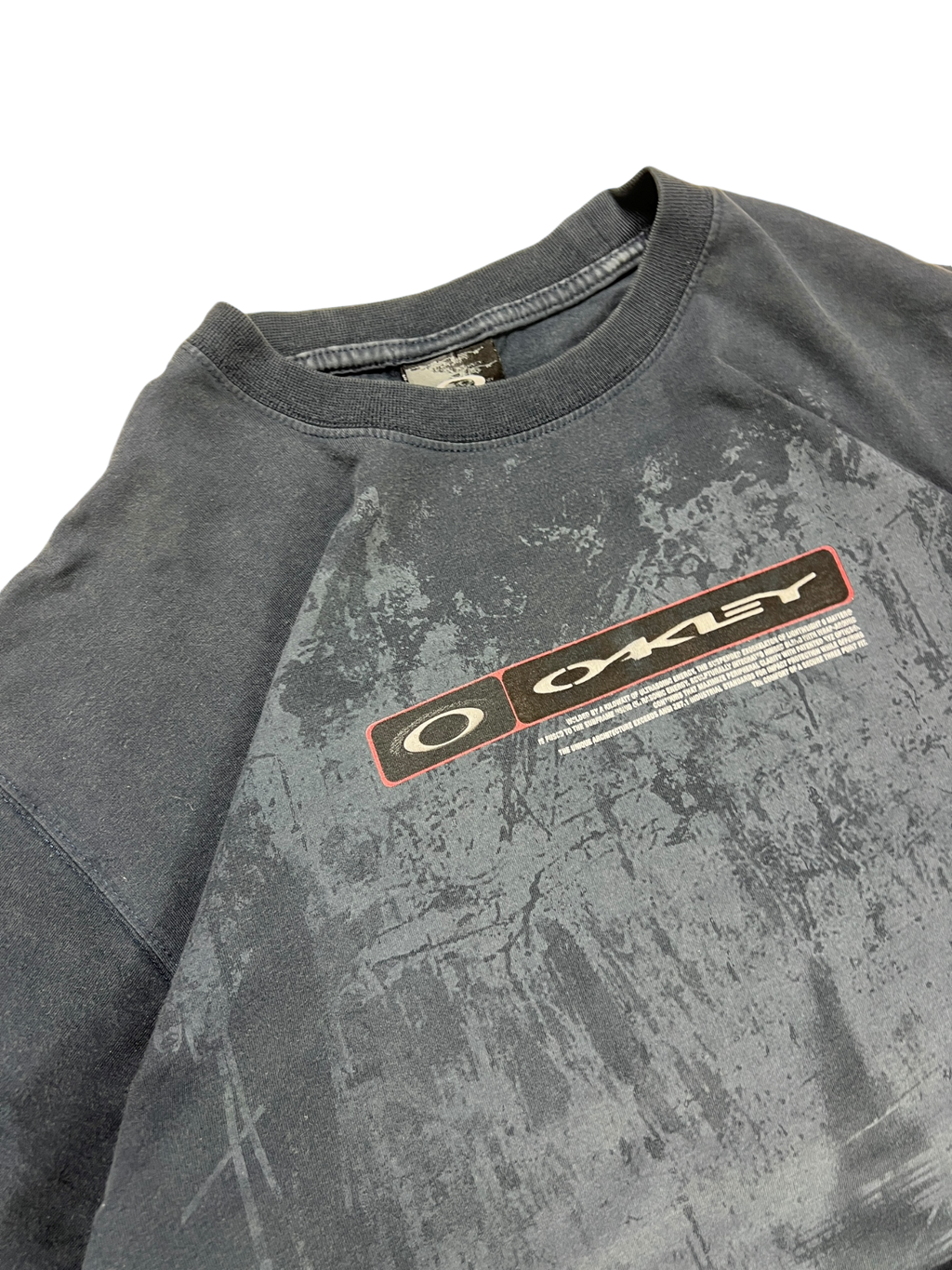 90's Oakley software spell out tee - L