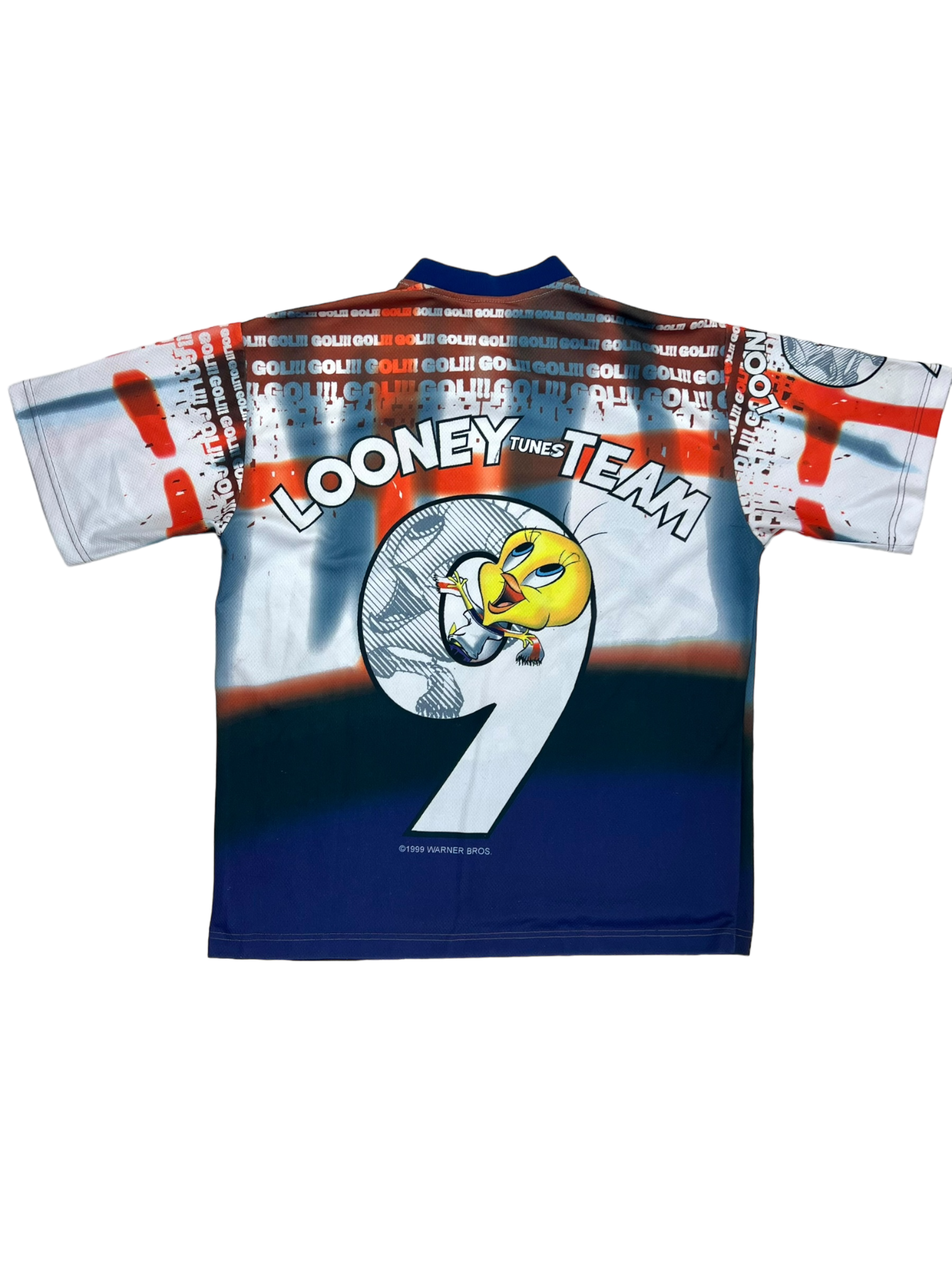1999 Looney Tunes soccer tee - L