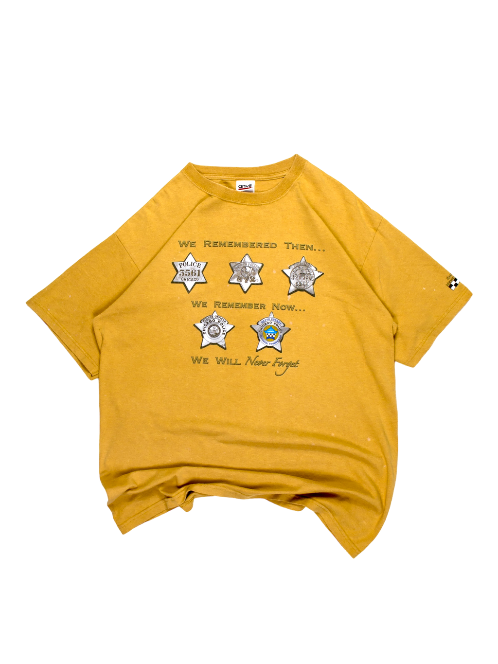 Anvil 90's police tee - L