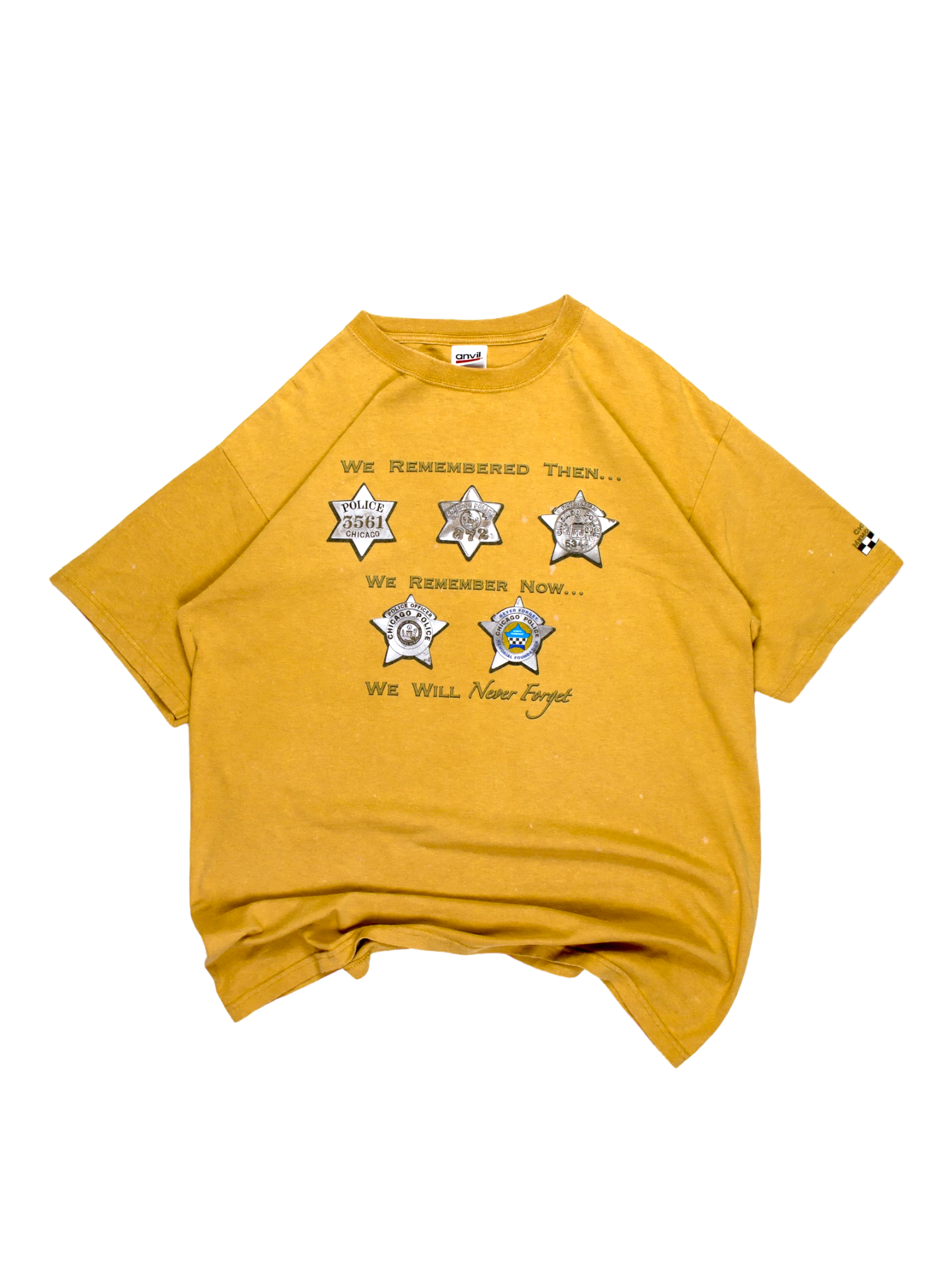 Anvil 90's police tee - L