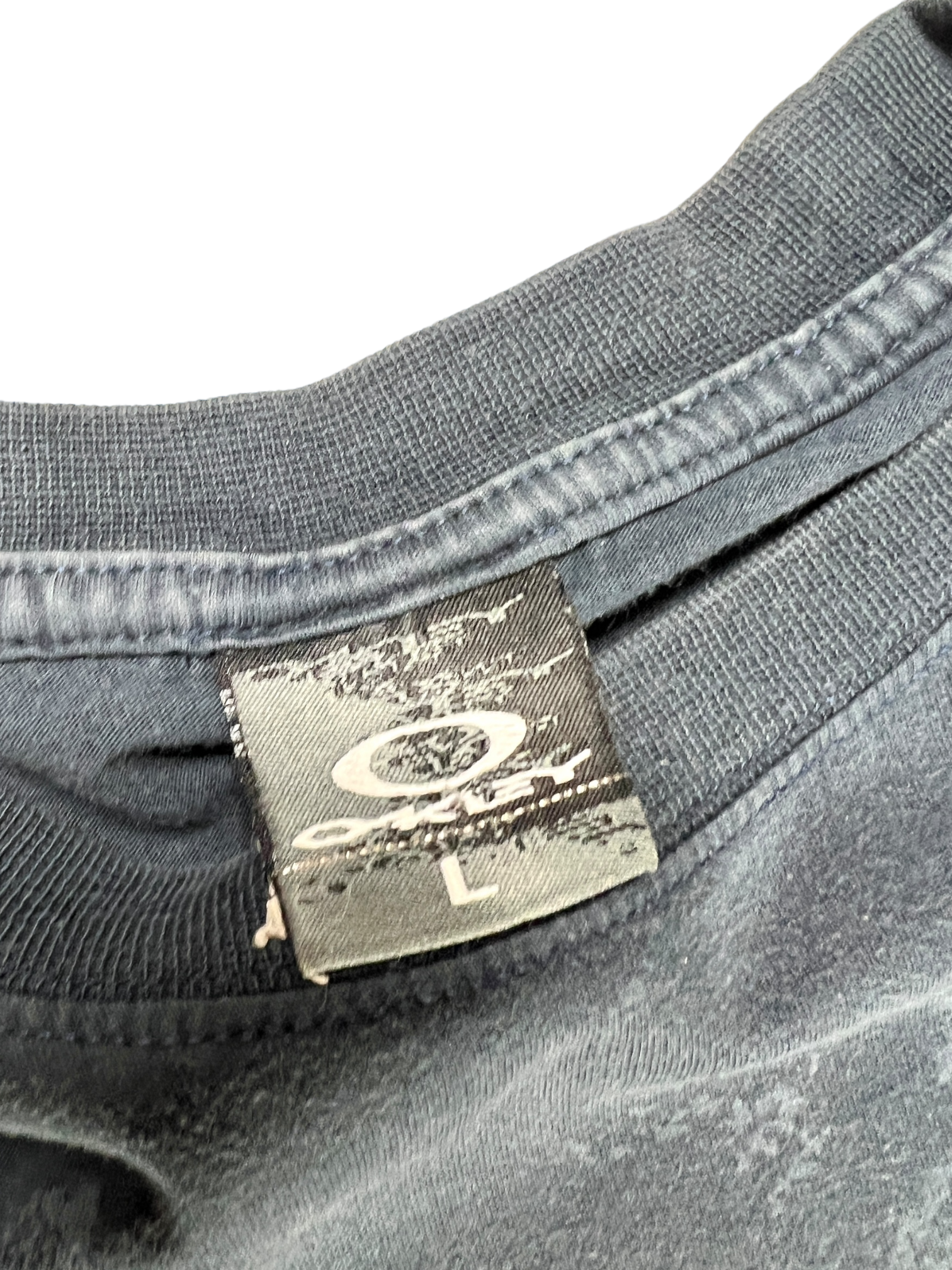 90's Oakley software spell out tee - L