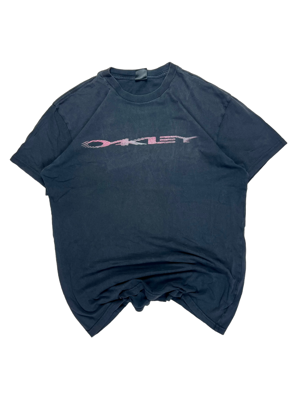 00's Oakley red icon tee - M