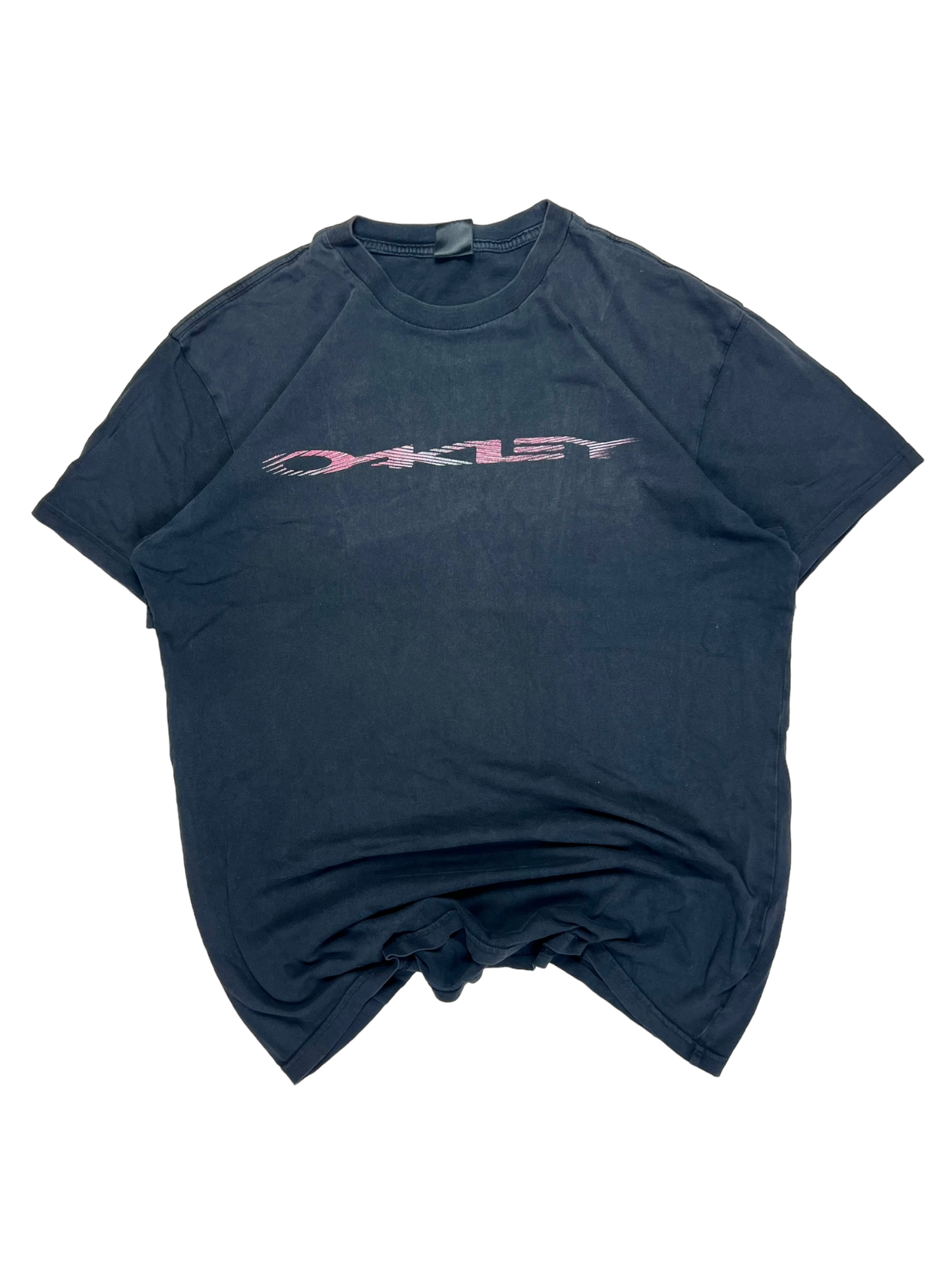 00's Oakley red icon tee - M