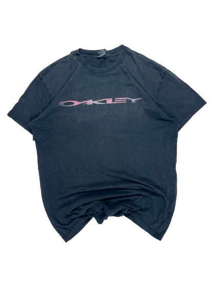 00's Oakley red icon tee - M