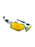 Oakley flak jacket white frame sunglasses