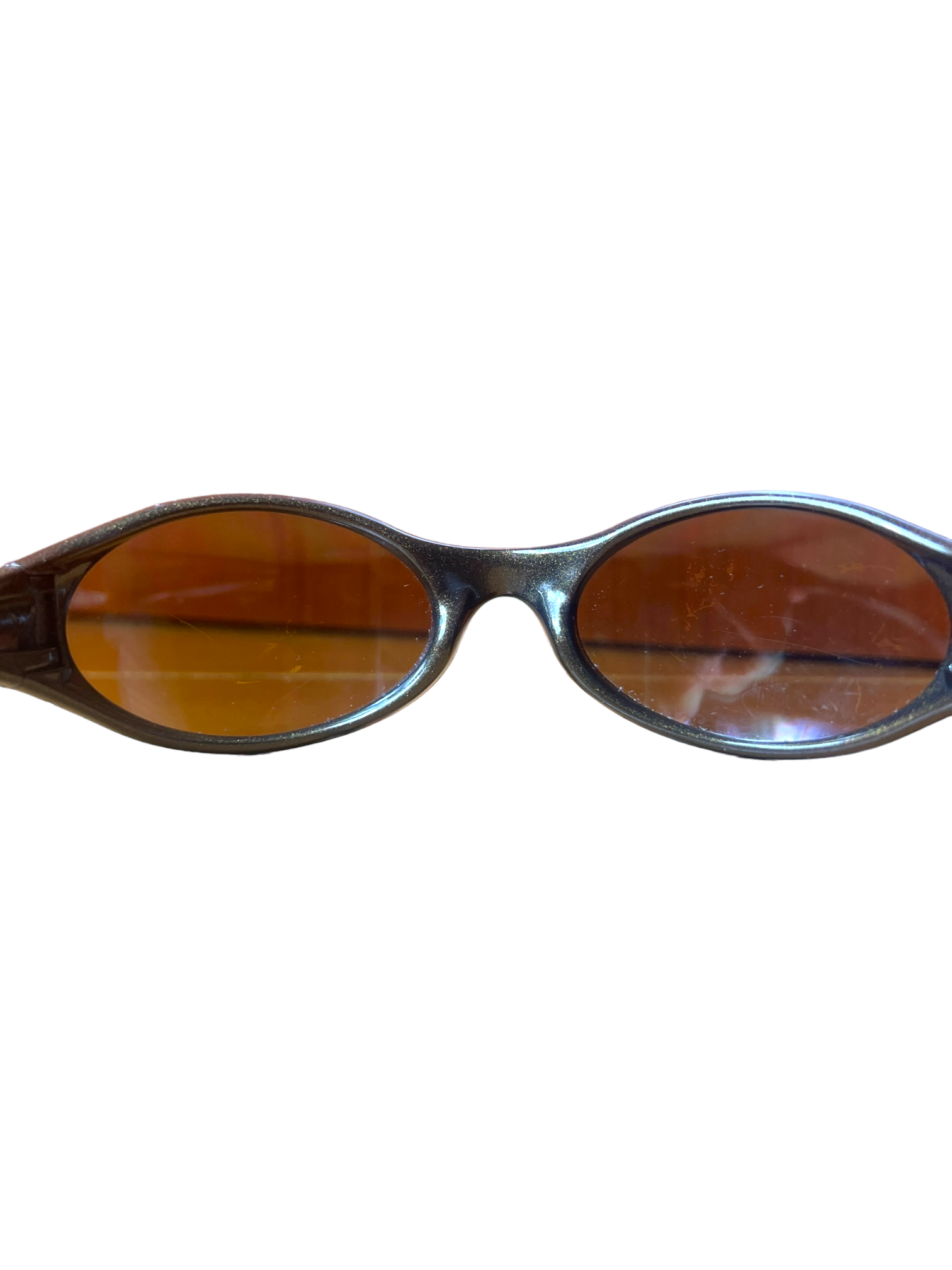 Oakley eye jacket gold iridium lens sunglasses