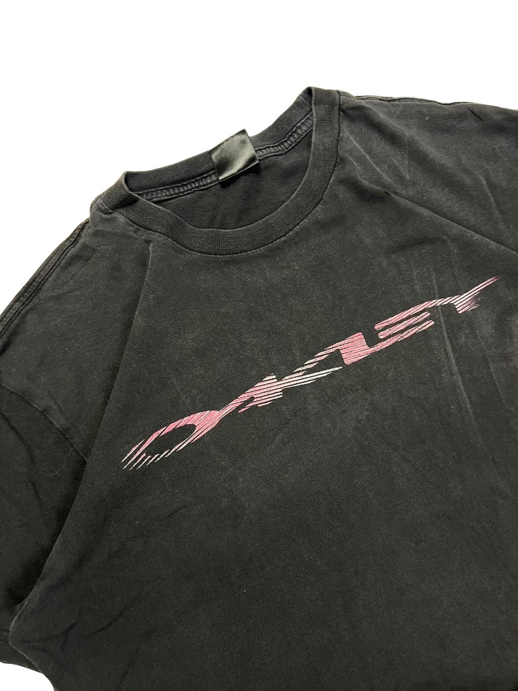 00's Oakley red icon tee - M