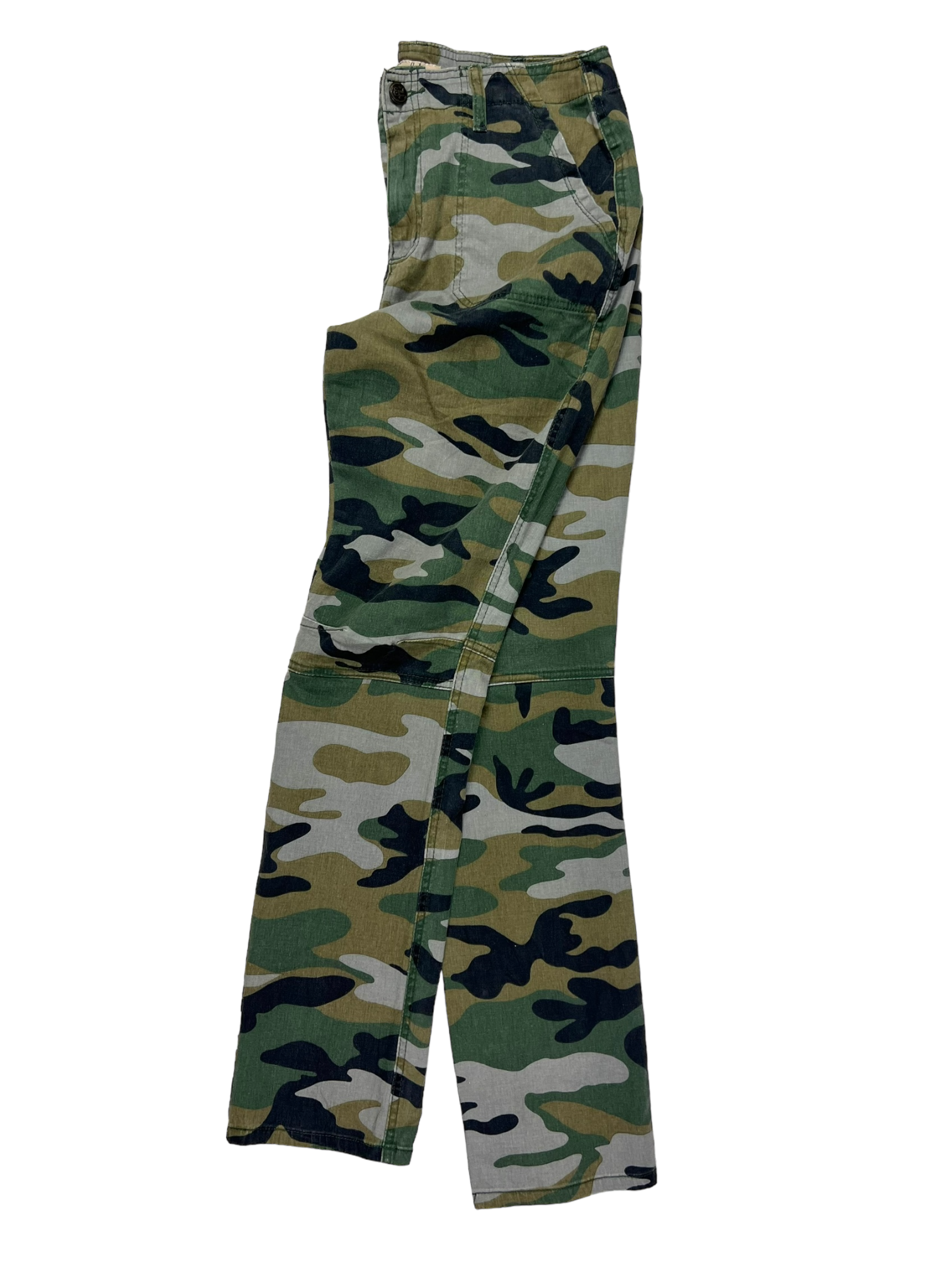 Straight leg camo pants - M