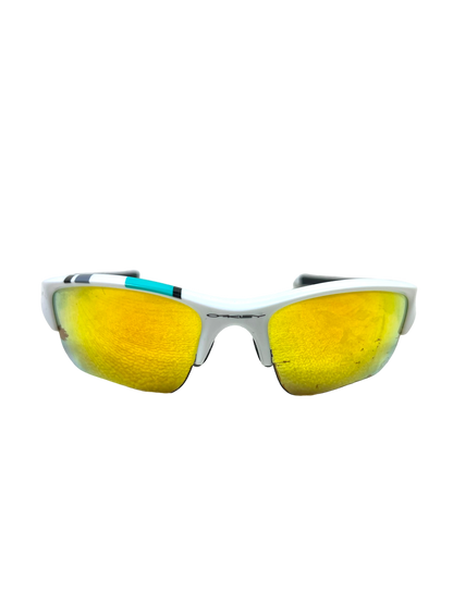 Oakley flak jacket white frame sunglasses