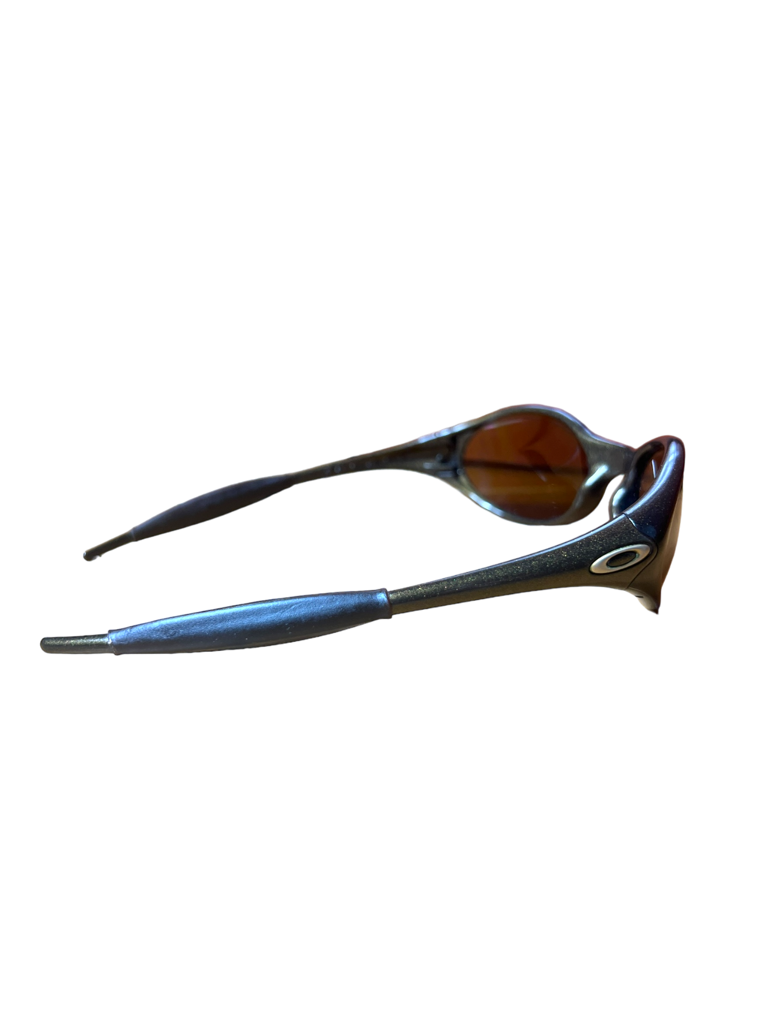 Oakley eye jacket gold iridium lens sunglasses