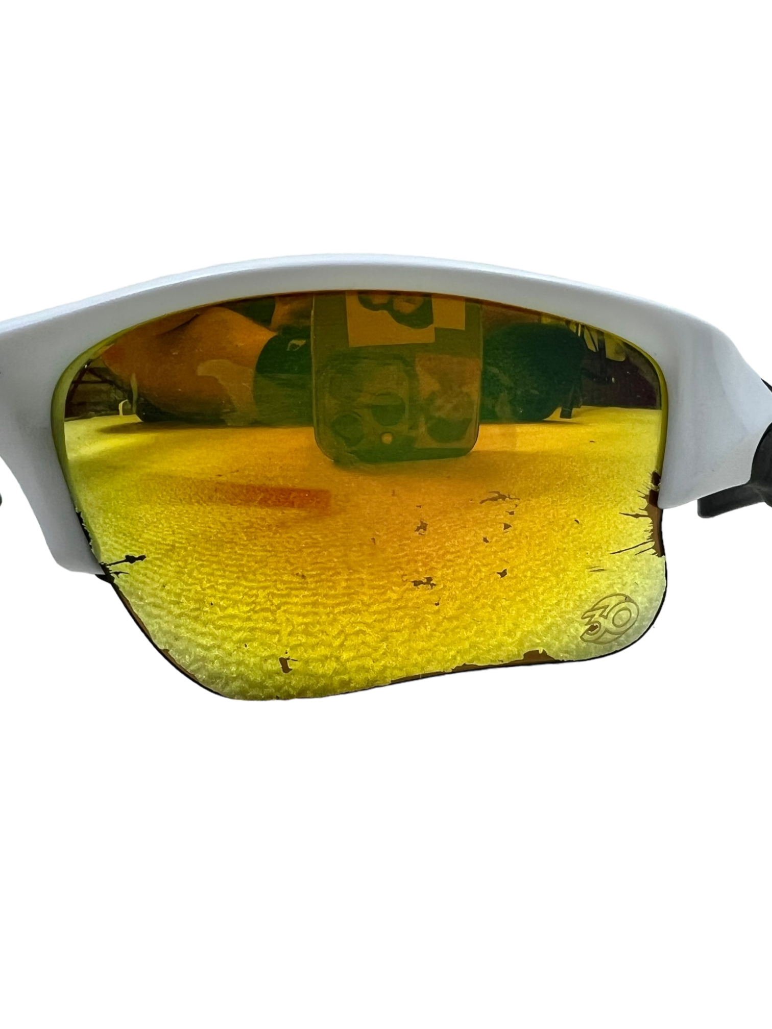 Oakley flak jacket white frame sunglasses