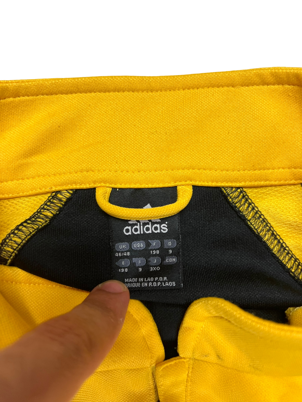 00's Adidas center logo sweater - L