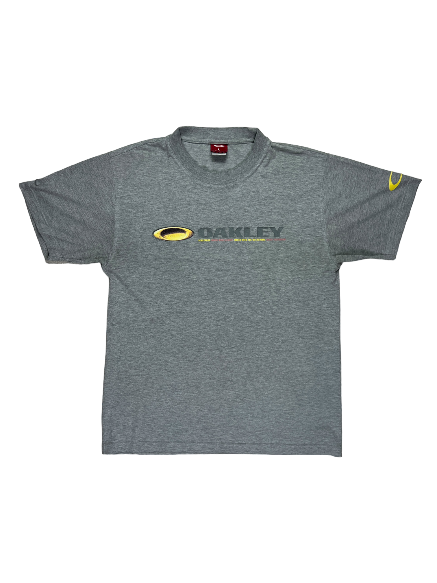 00's Oakley spell out tee - L