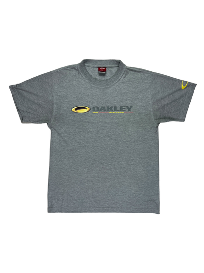 00's Oakley spell out tee - L