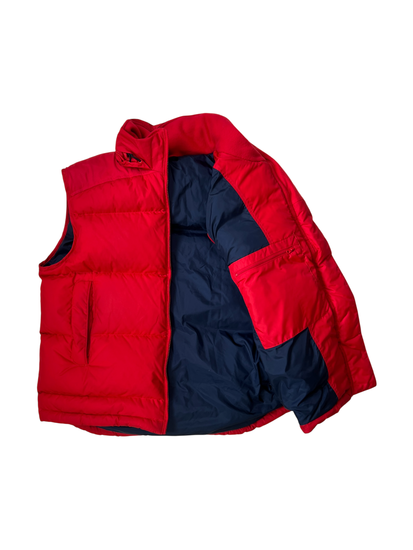 90s Nike Puffer hooded vest - M