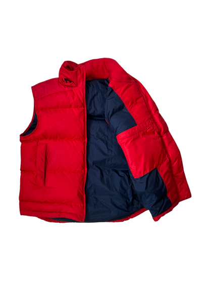 90s Nike Puffer hooded vest - M