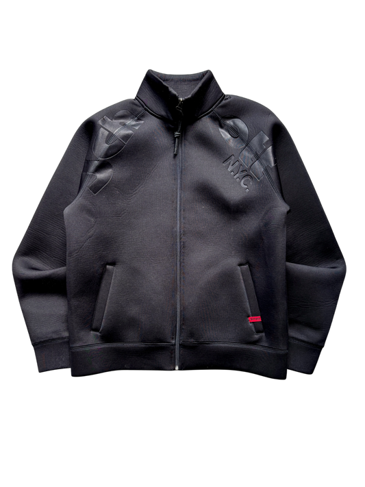 SCHOTT NEOPRENE BLACK SPELL OUT JACKET