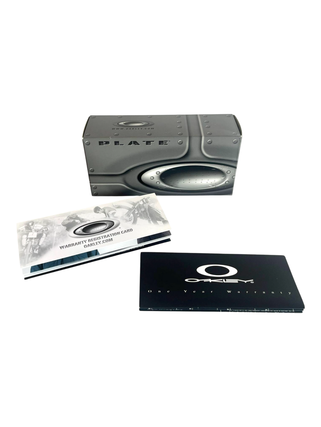 OAKLEY PLATE BRONZE / TITANIUM IRIDIUM W/ BOX