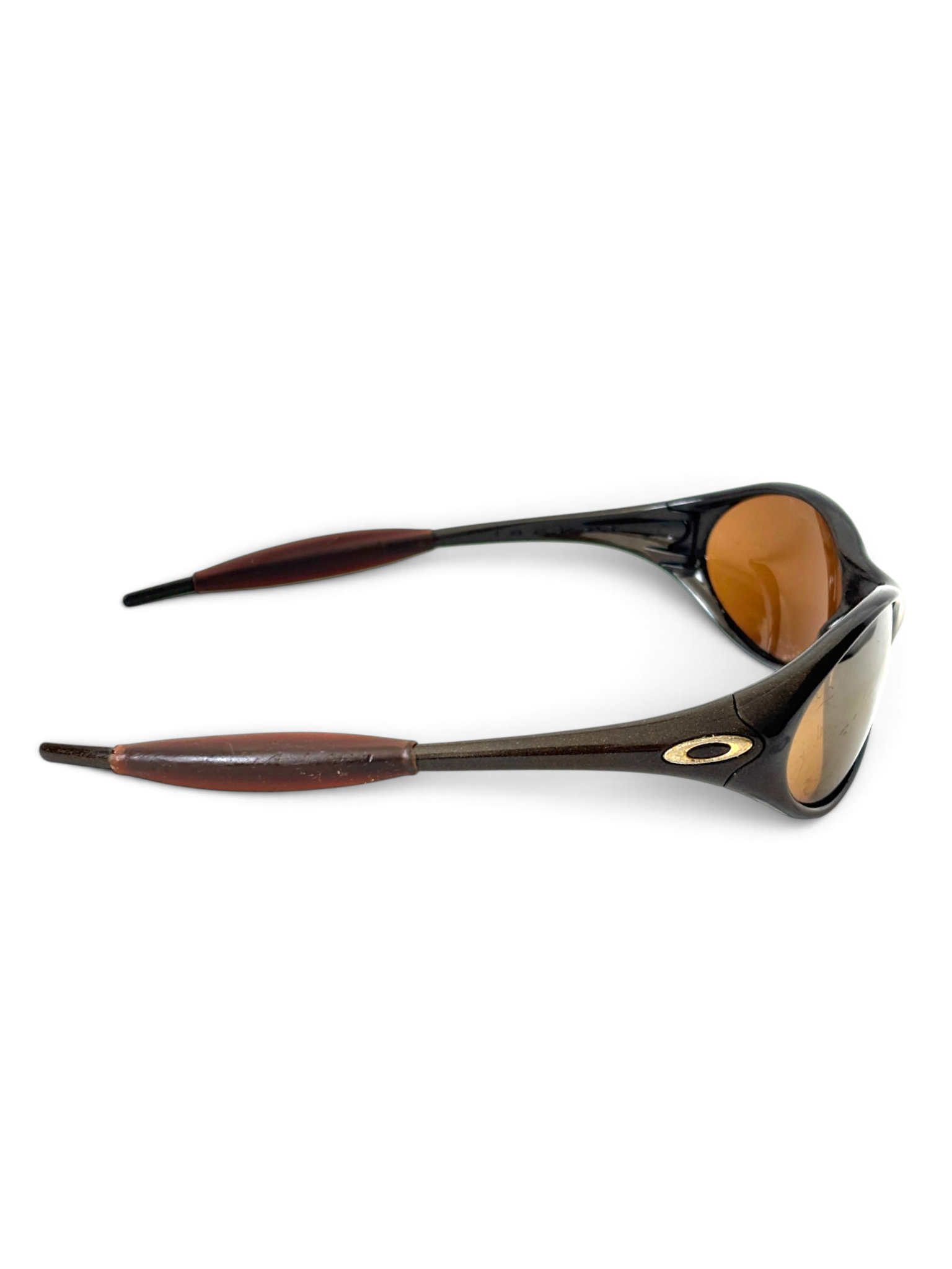 1999 Oakley Eye Jacket Black Gold / Gold Iridium Sunglasses - view 5