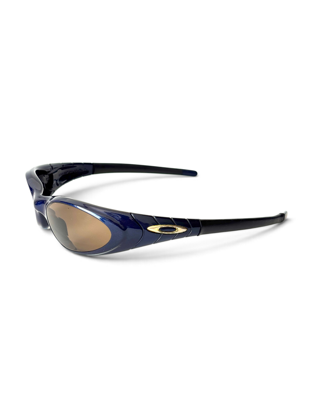 2000 Oakley Eye Jacket 2.0 Midnight / 24k Gold Iridium Sunglasses - view 8