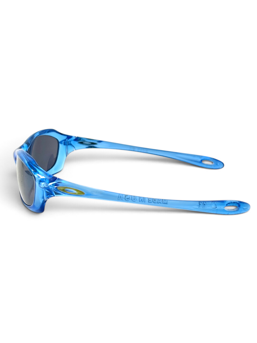 2003 Oakley XS Five Blue Translucent / Black Iridium Sunglasses - view 6