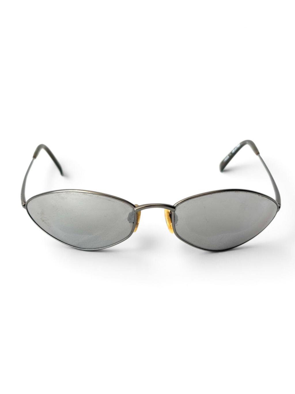90's adidas by Silhouette Wire Frame Sunglasses Silver / Mirror - view 2