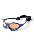 Oakley Water Jacket sunglasses metallic blue frame VR28 lens with H2O strap