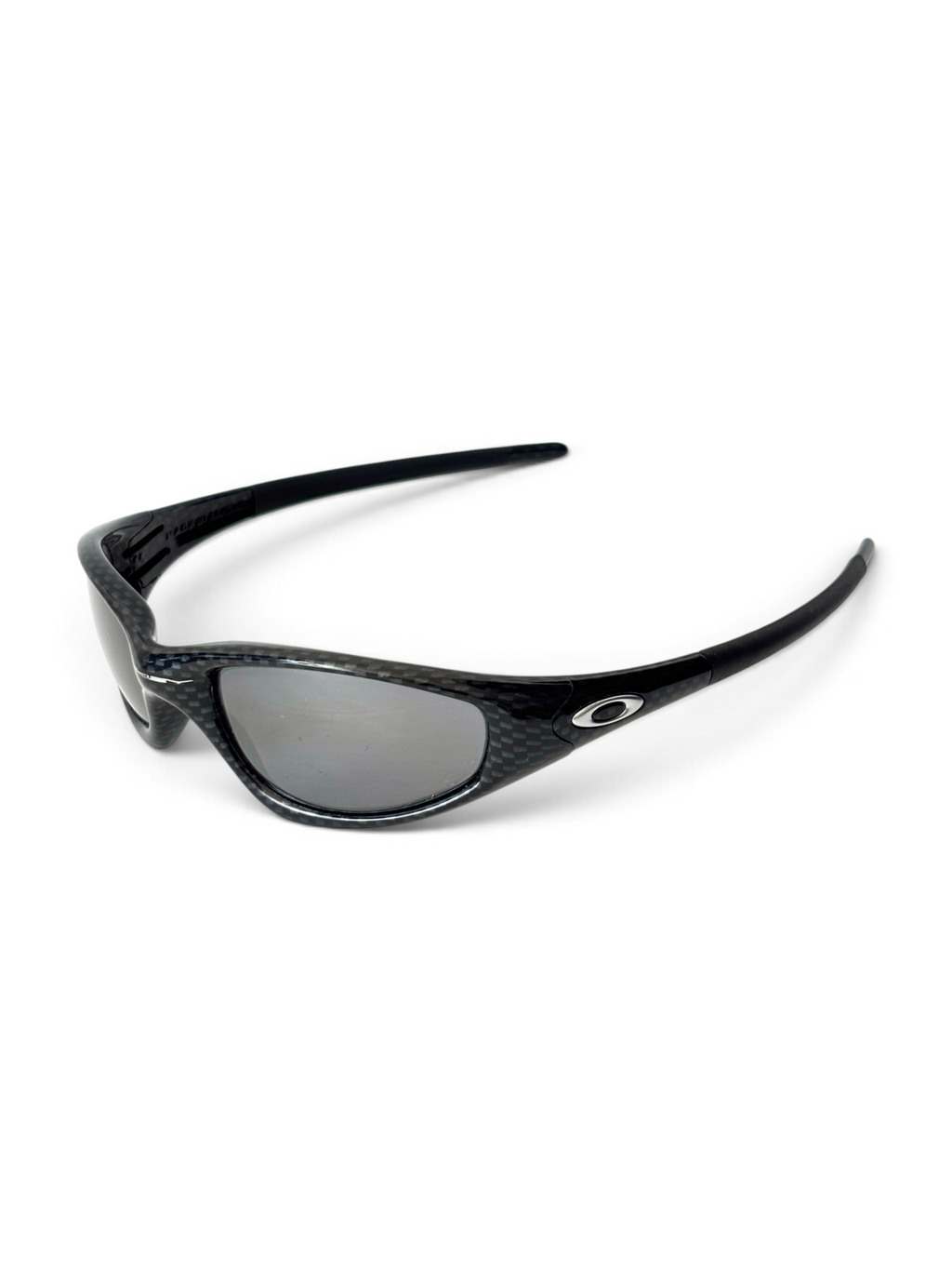 1999 Oakley New Straight Jacket Carbon Fiber / Black Iridium Sunglasses - view 3