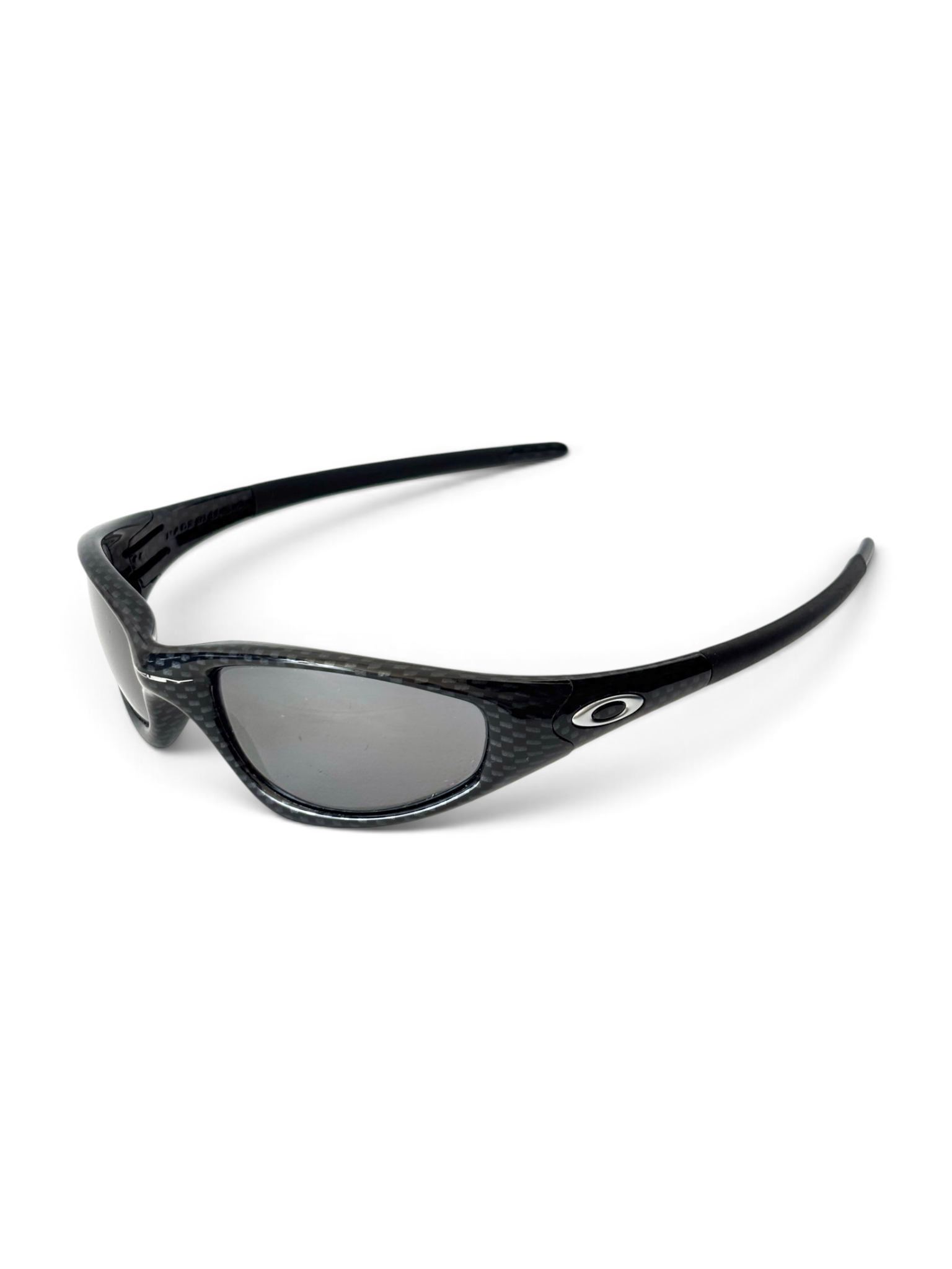 1999 Oakley New Straight Jacket Carbon Fiber / Black Iridium Sunglasses - view 3