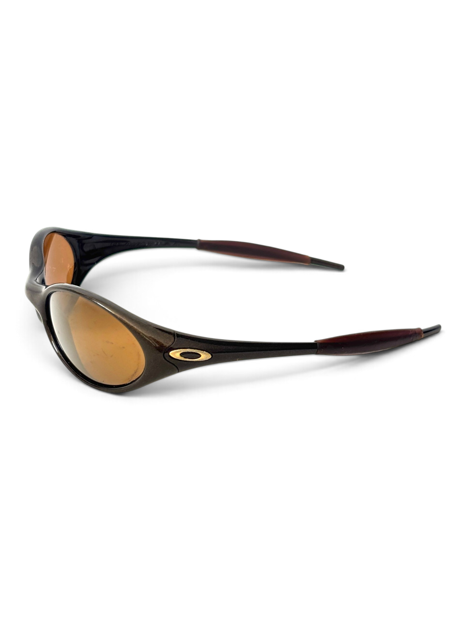1999 Oakley Eye Jacket Black Gold / Gold Iridium Sunglasses - view 6