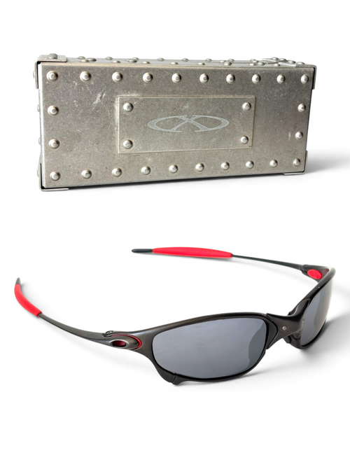 2004 Oakley Juliet Ducati 1st Gen Carbon / Black Iridium Sunglasses - view 13