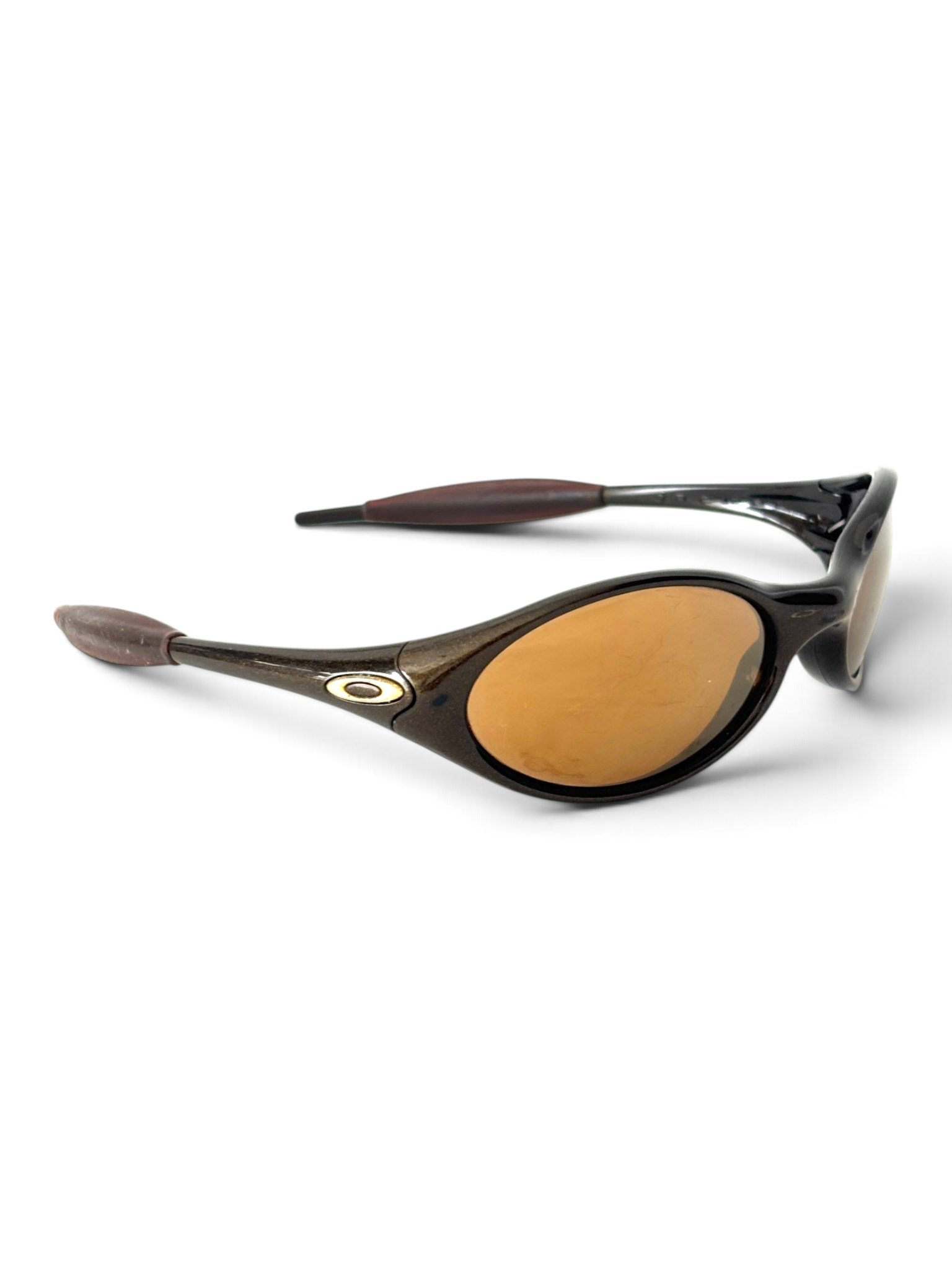 1999 Oakley Eye Jacket Black Gold / Gold Iridium Sunglasses - view 2