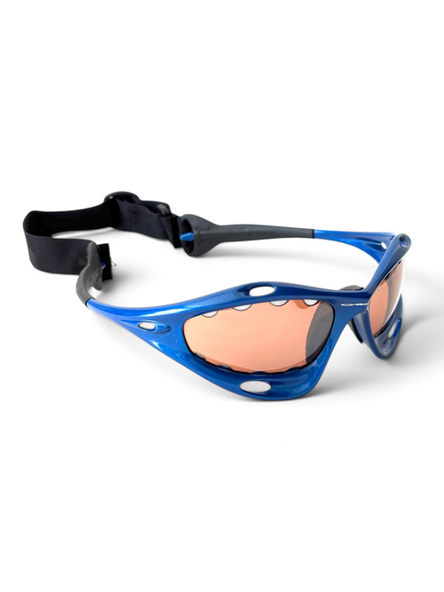 2000 Oakley Water Jacket New Blue / VR28 Sunglasses - view 2