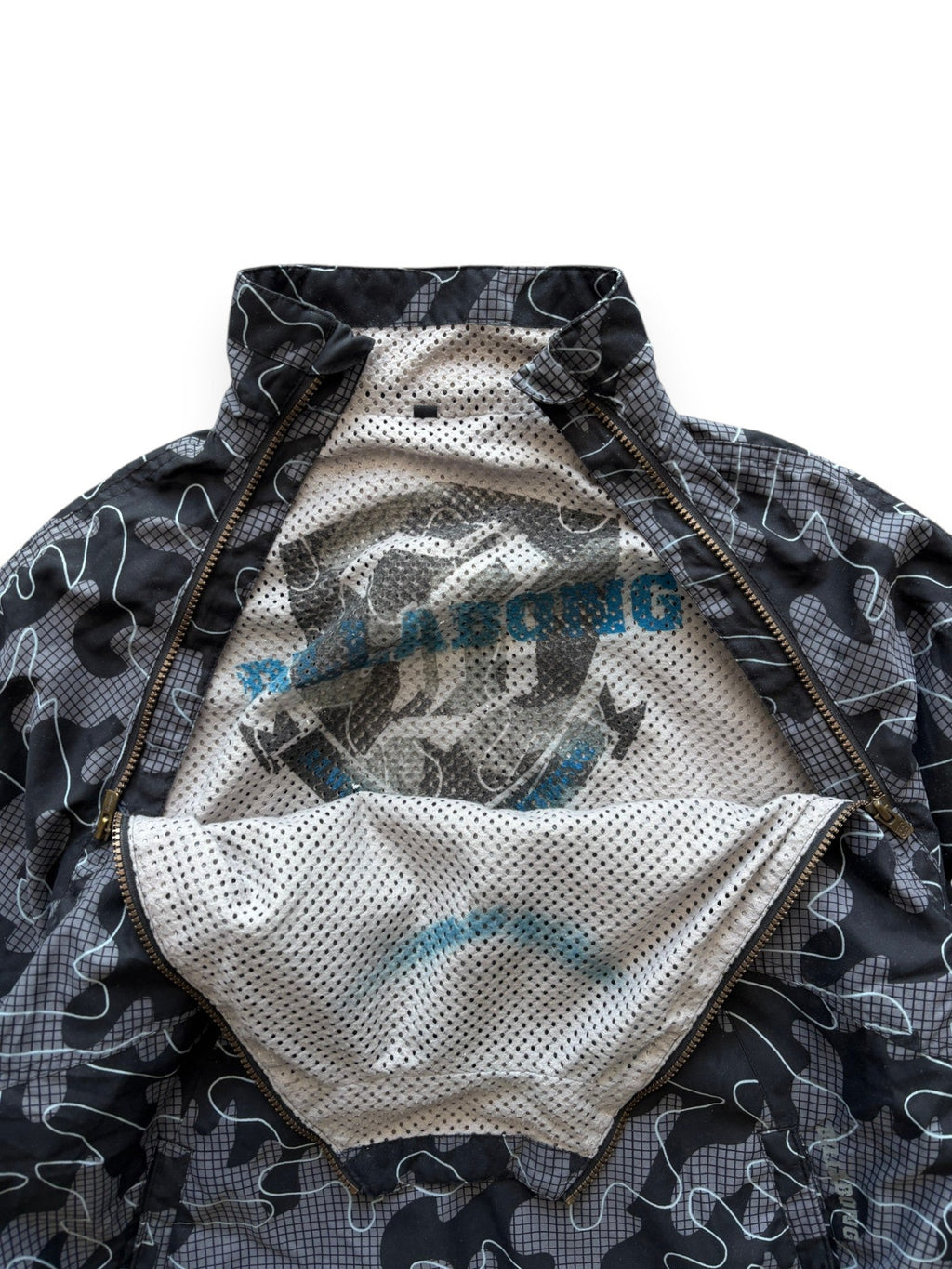 Early 2000's Billabong Double Zipper Pull Over Jacket (M)