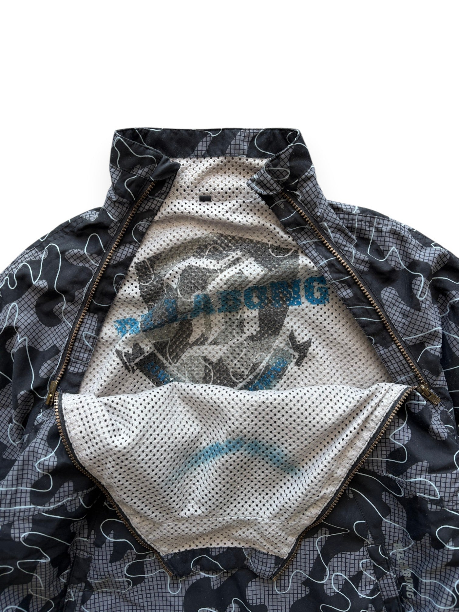Early 2000's Billabong Double Zipper Pull Over Jacket (M)