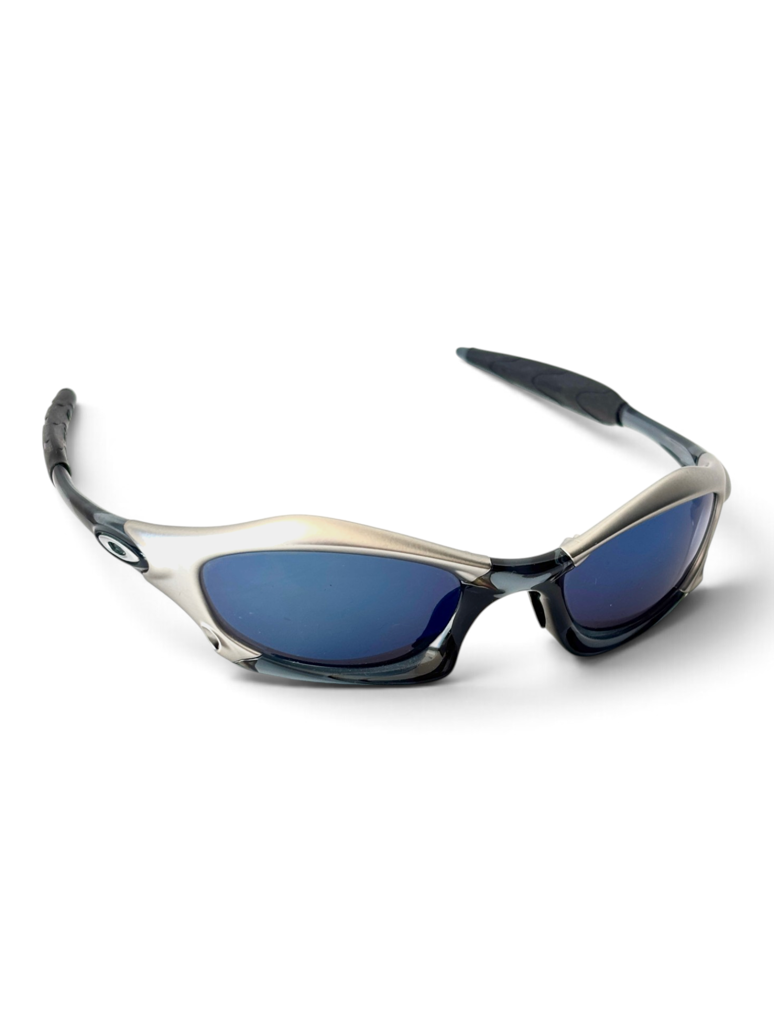 2002 Oakley Splice FMJ+ Crystal Black / Ice Iridium Sunglasses - view 2