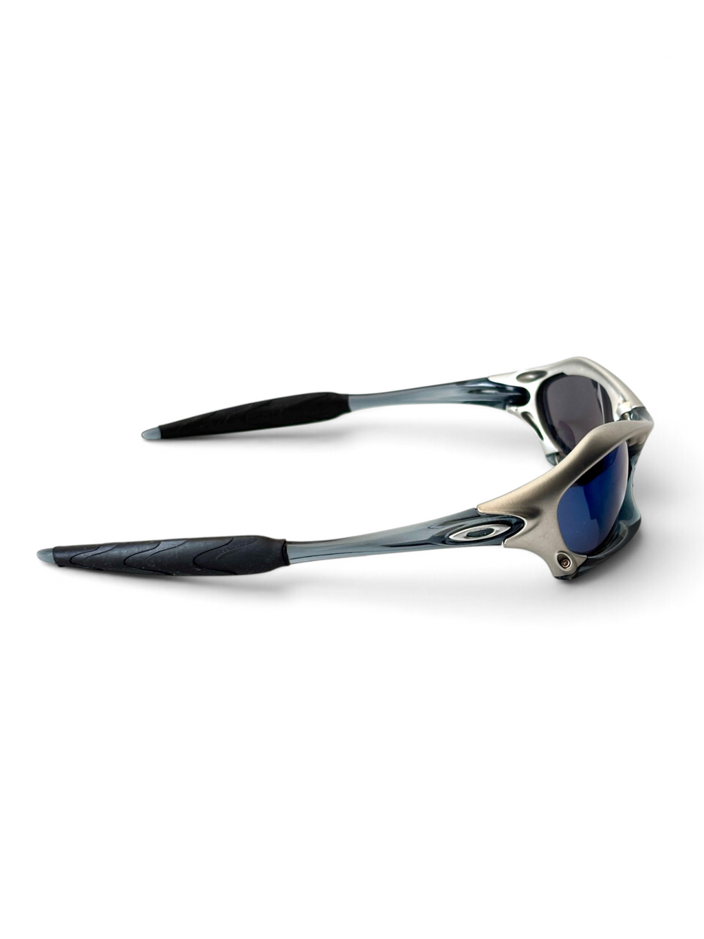 2002 Oakley Splice FMJ+ Crystal Black / Ice Iridium Sunglasses - view 4