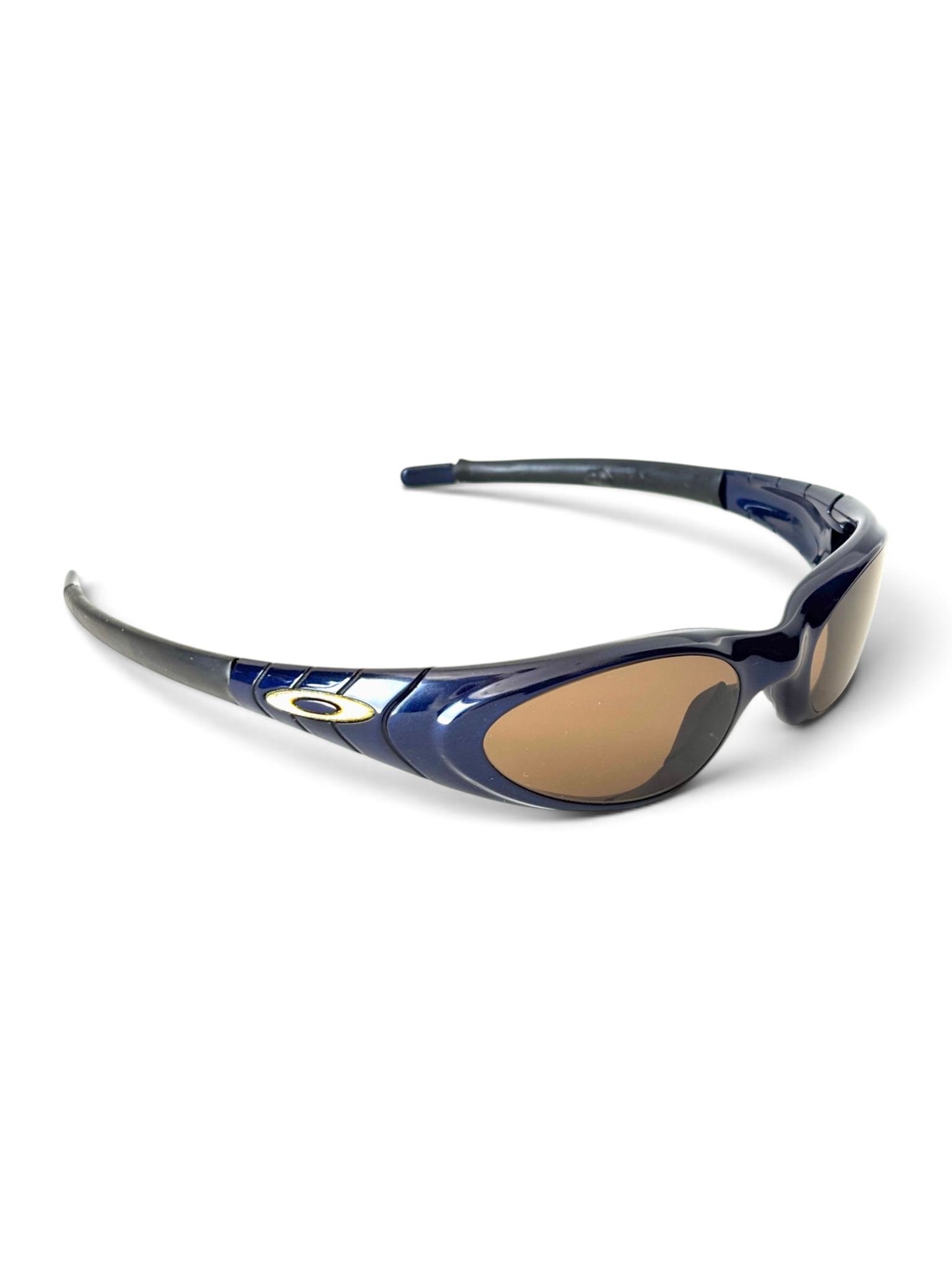 2000 Oakley Eye Jacket 2.0 Midnight / 24k Gold Iridium Sunglasses - view 3