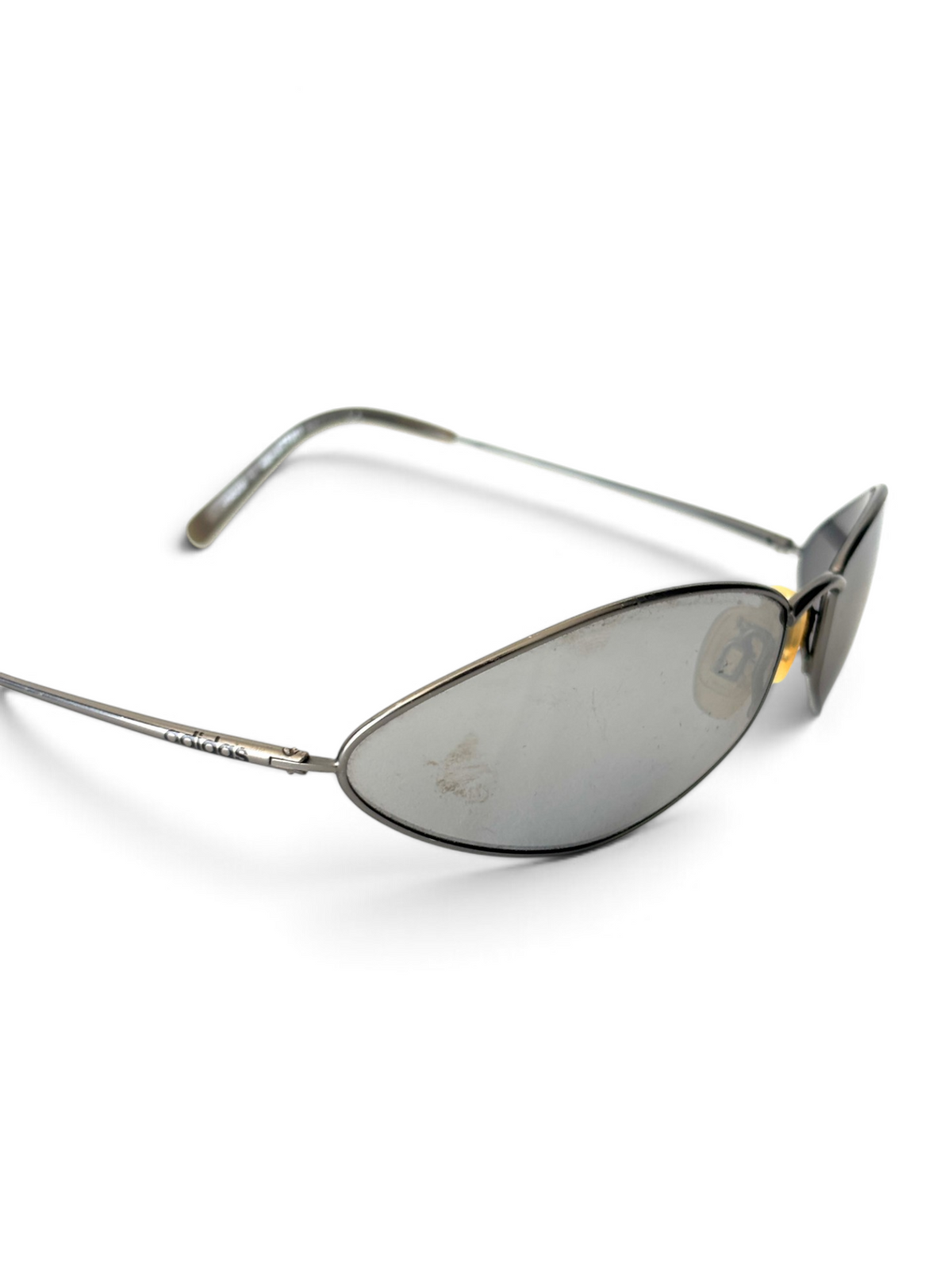 90's adidas by Silhouette Wire Frame Sunglasses Silver / Mirror - view 4